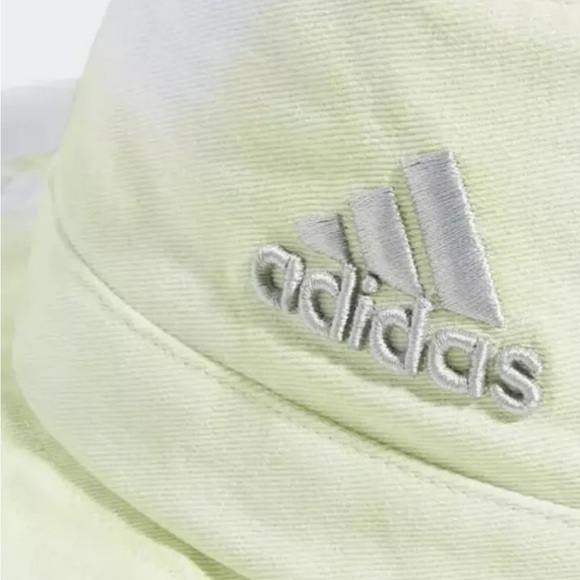 adidas Colorwash Bucket Hat Unisex Almost Lime Green NWT - Picture 2 of 6